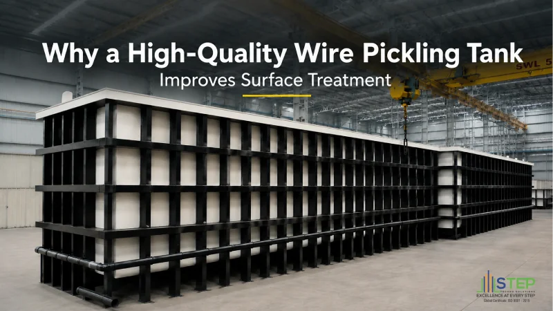 Why a High-Quality Wire Pickling Tank Improves Surface Treatment